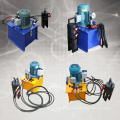 Cold extrusion press is used for cold extrusion sleeve connection